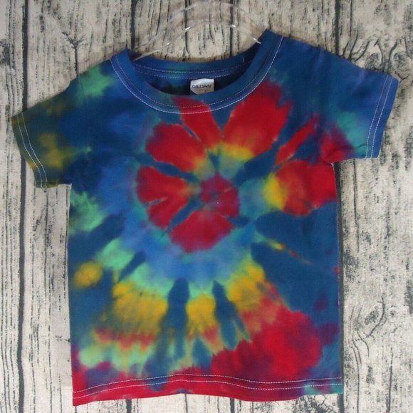 Handmade Other - Handmade Tie Dye Batik Cotton Short Sleeve T-
